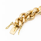 Bracelet Gourmette grosse maille en or jaune - Castafiore