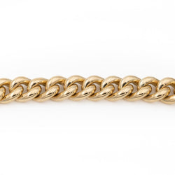 Bracelet Gourmette grosse maille en or jaune - Castafiore