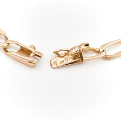 Bracelet Gourmette maille alternée en or jaune - Castafiore