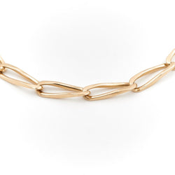 Bracelet Gourmette maille cheval en or jaune - Castafiore