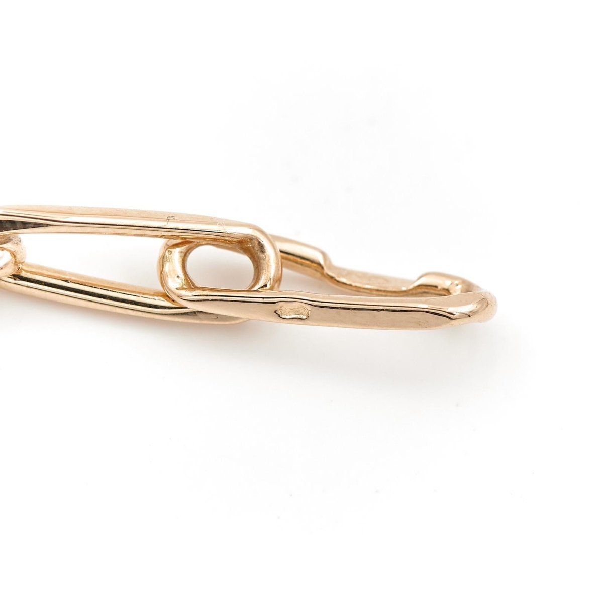 Bracelet Gourmette maille cheval en or jaune - Castafiore