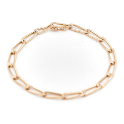 Bracelet Gourmette maille cheval en or jaune - Castafiore