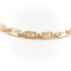 Bracelet Gourmette maille grain de café en or jaune - Castafiore