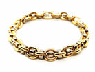 Bracelet Gourmette ors jaune et blanc - Castafiore