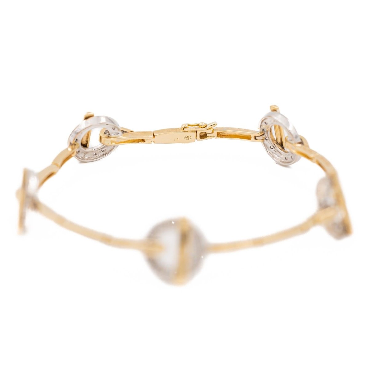 Bracelet GUY LAROCHE en or jaune et diamants - Castafiore