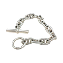 Bracelet Hermès, "Chaîne d'ancre", argent - Castafiore