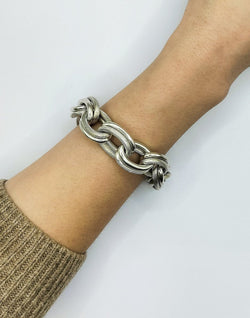Bracelet HERMES en argent - Castafiore