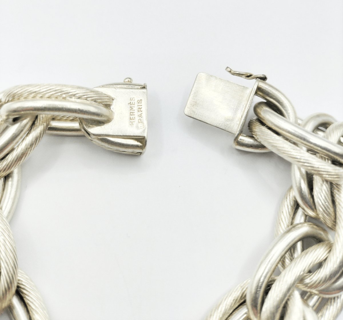 Hermes sterling hot sale silver bracelet