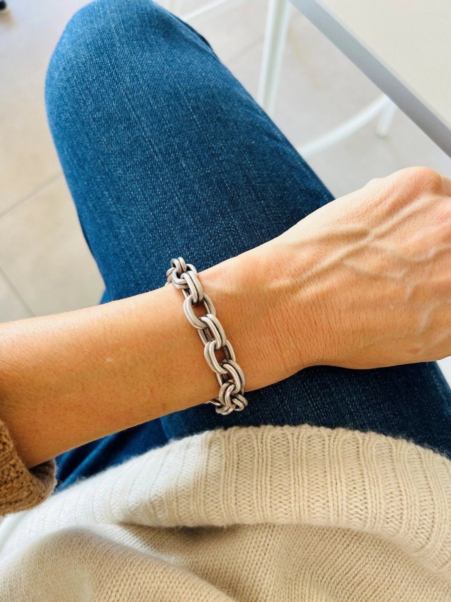 Bracelet Hermès en argent - Castafiore