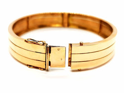 Bracelet Jonc 3 rangs en or jaune - Castafiore