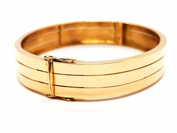 Bracelet Jonc 3 rangs en or jaune - Castafiore