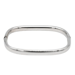 Bracelet Jonc carré en or blanc - Castafiore