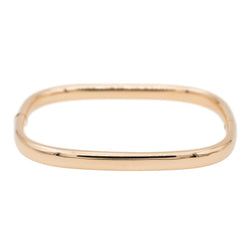 Bracelet Jonc carré en or rose - Castafiore