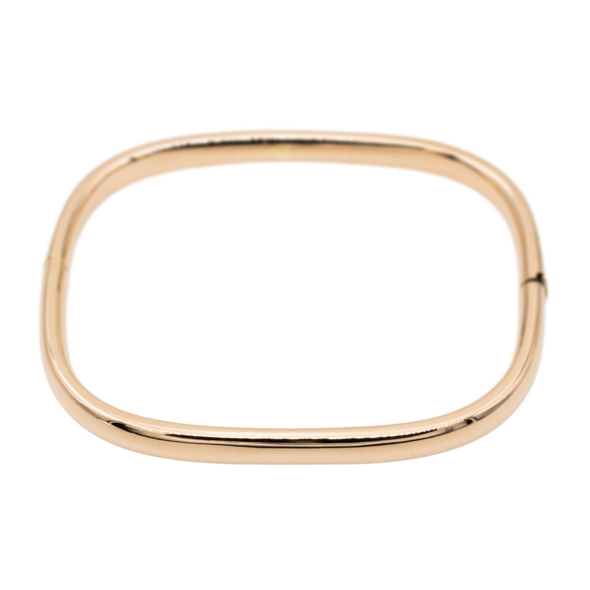 Bracelet Jonc carré en or rose - Castafiore