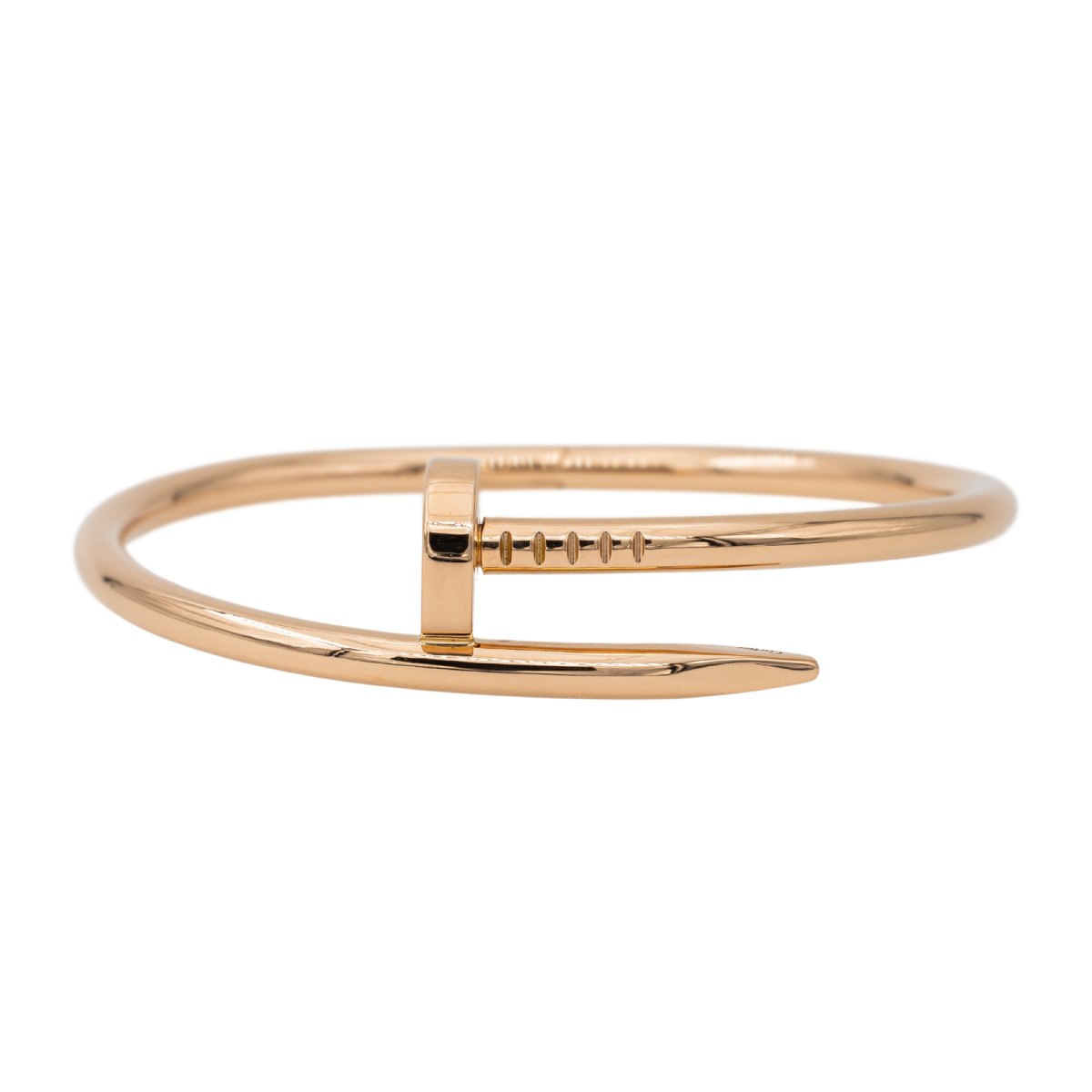 Bracelet Jonc CARTIER "Juste Un Clou" en or rose - Castafiore