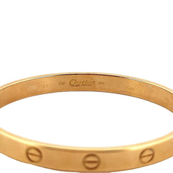 Bracelet Jonc CARTIER "Love" en or jaune - Castafiore