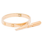 Bracelet Jonc CARTIER "Love" en or rose - Castafiore