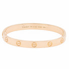 Bracelet Jonc CARTIER "Love" en or rose - Castafiore