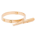 Bracelet Jonc CARTIER "Love" en or rose - Castafiore