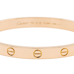 Bracelet Jonc CARTIER "Love" en or rose - Castafiore