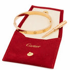 Bracelet Jonc CARTIER "Love" en or rose - Castafiore