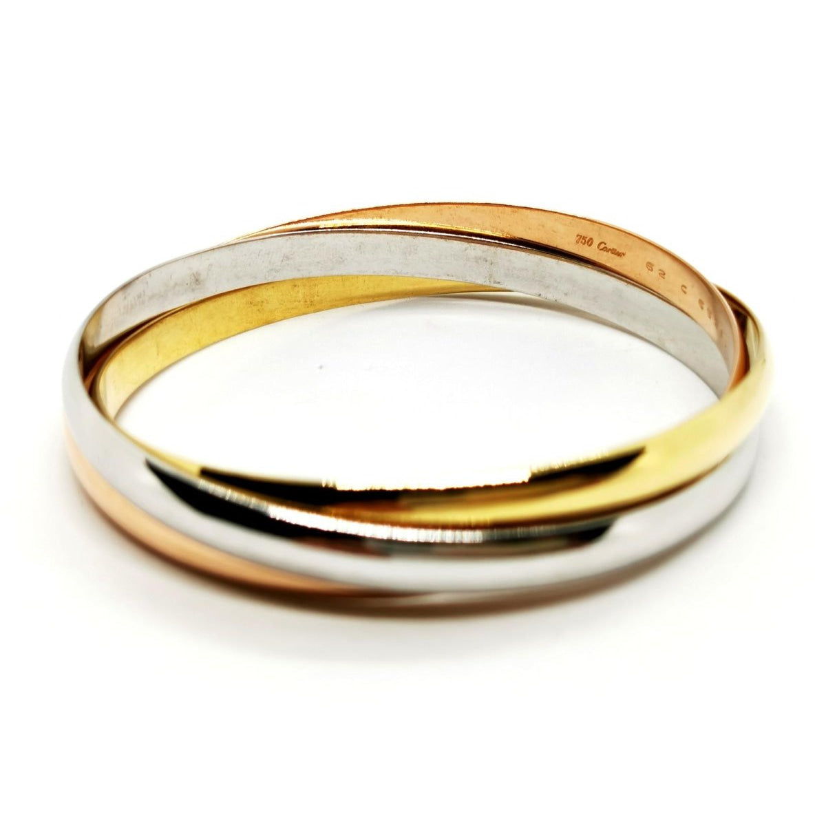 Bracelet Jonc CARTIER "Trinity", 3 ors - Castafiore