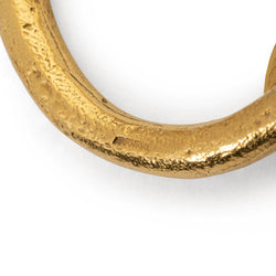 Bracelet Jonc CLAUDE LALANNE "Papillon", en bronze doré - Castafiore