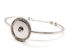 Bracelet Jonc en or blanc et en diamants - Castafiore