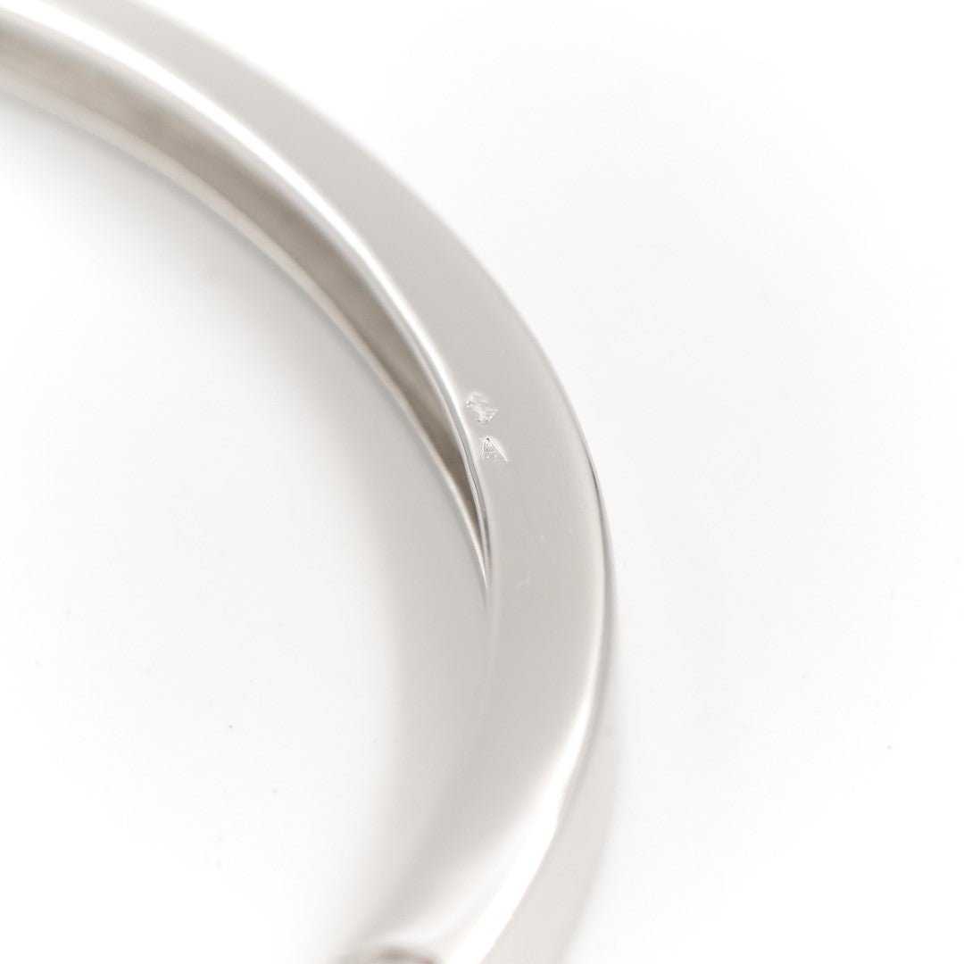 Bracelet Jonc en or blanc pavé iamant - Castafiore