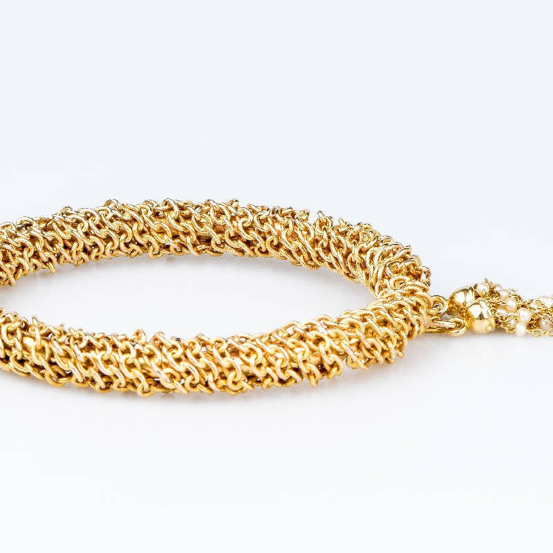 Bracelet jonc en or jaune 18 carats - Castafiore