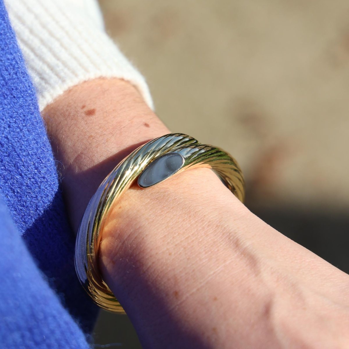 Bracelet Jonc en or jaune - Castafiore