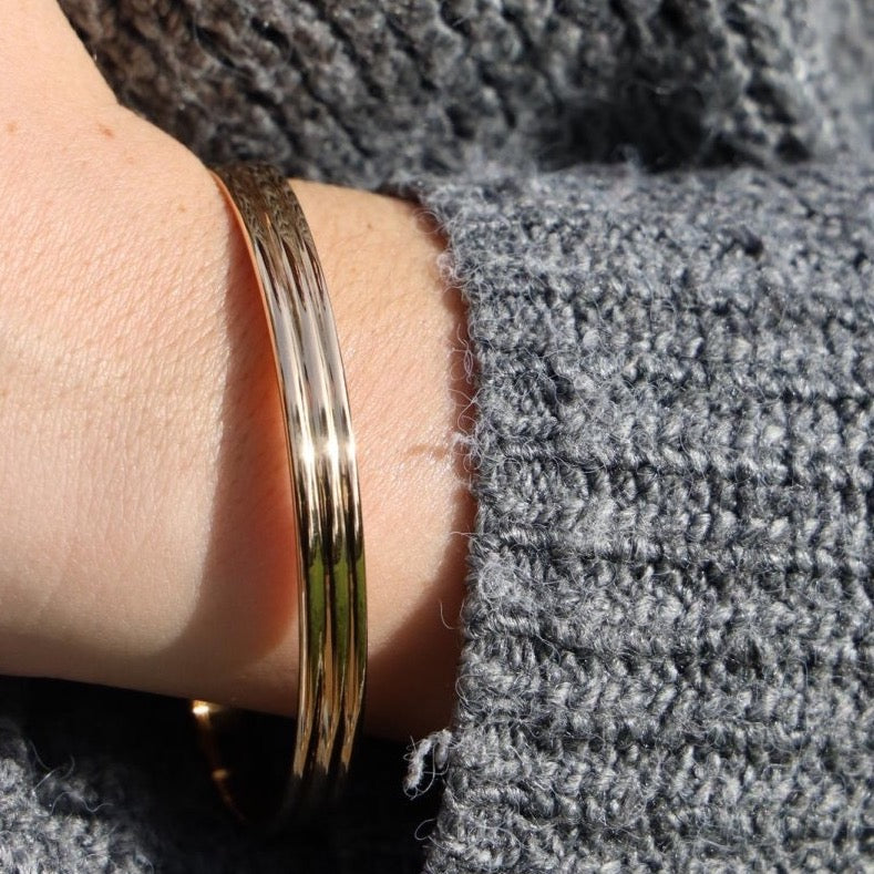 Bracelet Jonc en or jaune - Castafiore