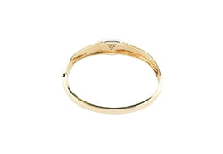 Bracelet Jonc en or jaune et diamants - Castafiore