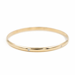 Bracelet Jonc en or jaune et en diamants - Castafiore