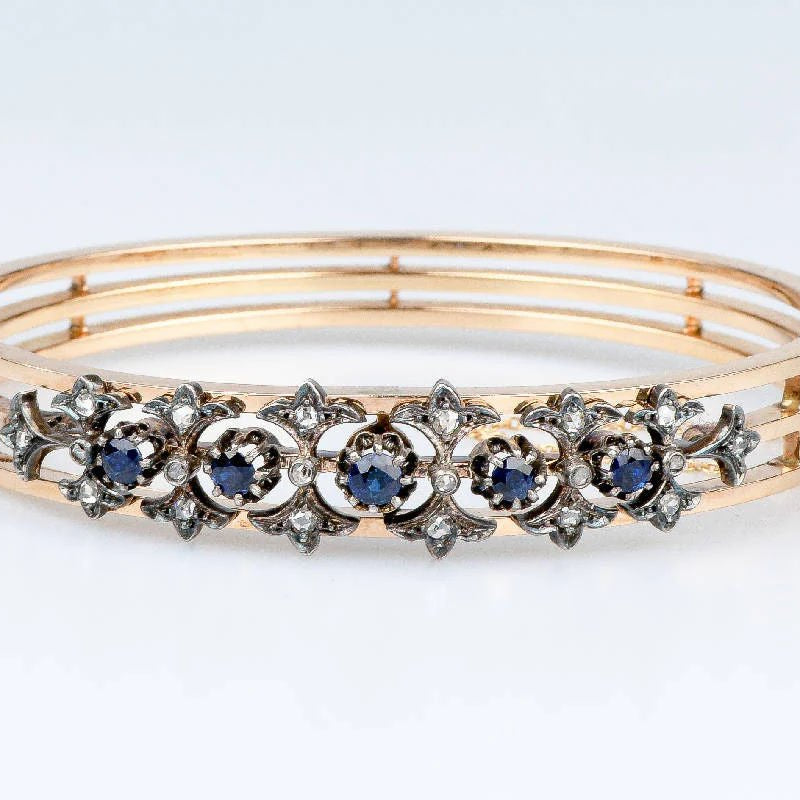 Bracelet jonc en or rose 18 carats - Castafiore