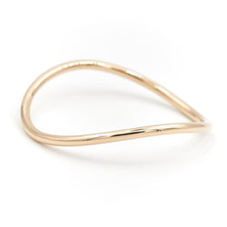 Bracelet Jonc ondulé en or jaune - Castafiore