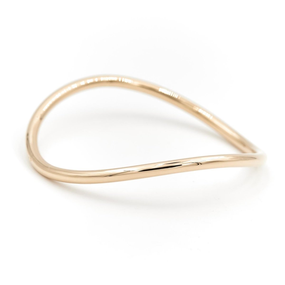 Bracelet Jonc ondulé en or jaune - Castafiore