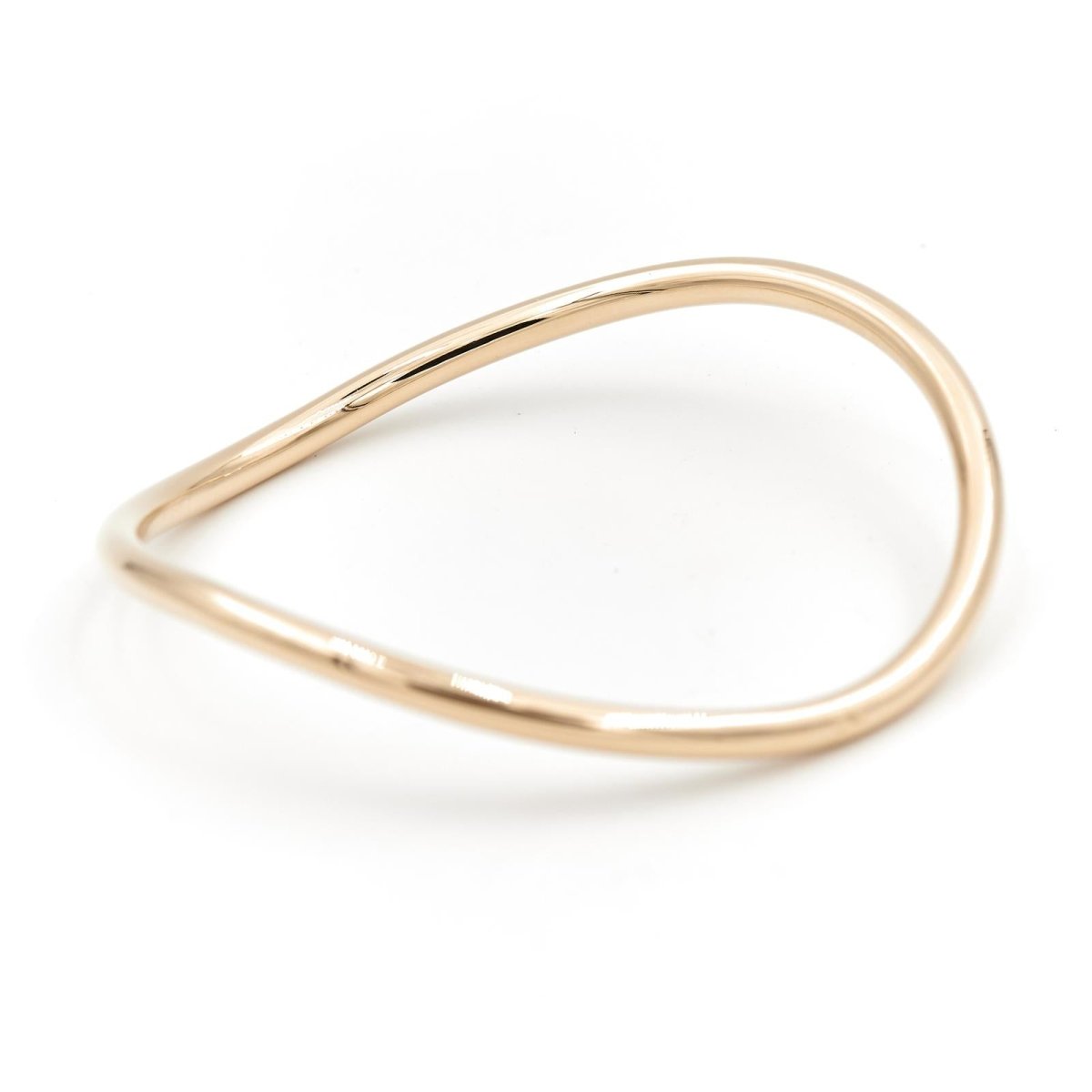 Bracelet Jonc ondulé en or jaune - Castafiore