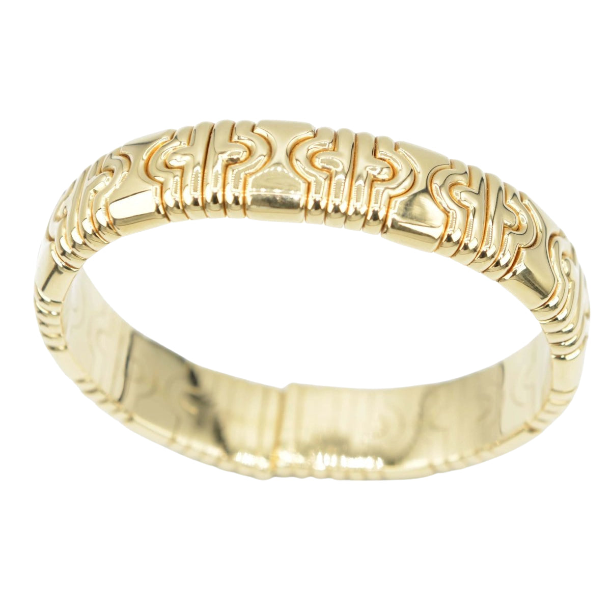 Bracelet jonc or jaune Bvlgari collection Parentesi - Castafiore