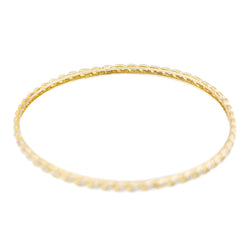 Bracelet Jonc Or jaune Diamant - Castafiore
