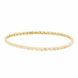 Bracelet Jonc Or jaune Diamant - Castafiore