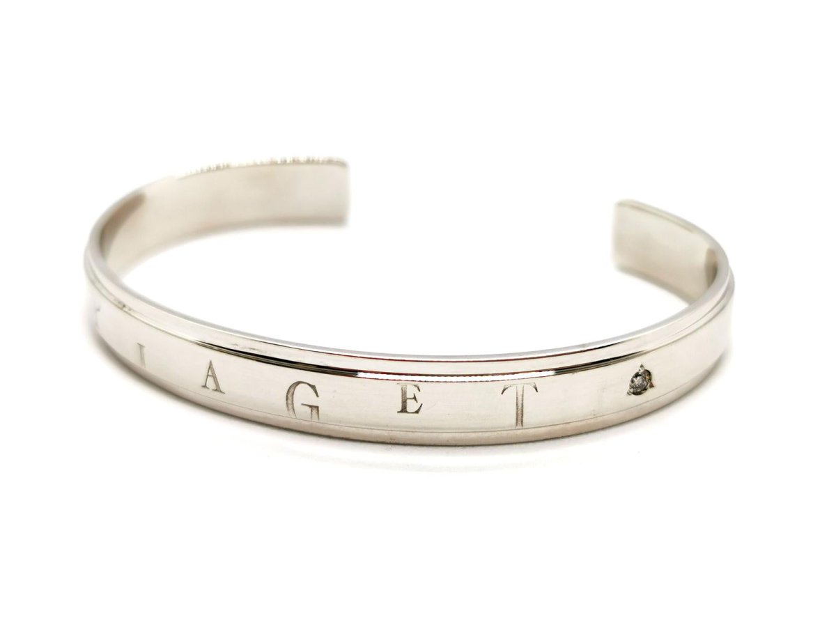 Bracelet Jonc PIAGET "Possession" en or blanc et en diamant - Castafiore
