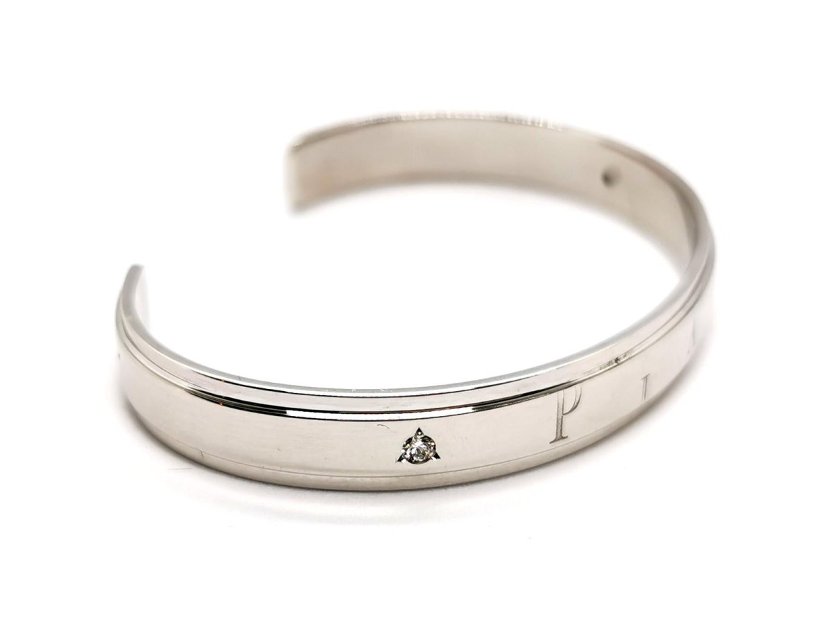 Bracelet Jonc PIAGET "Possession" en or blanc et en diamant - Castafiore