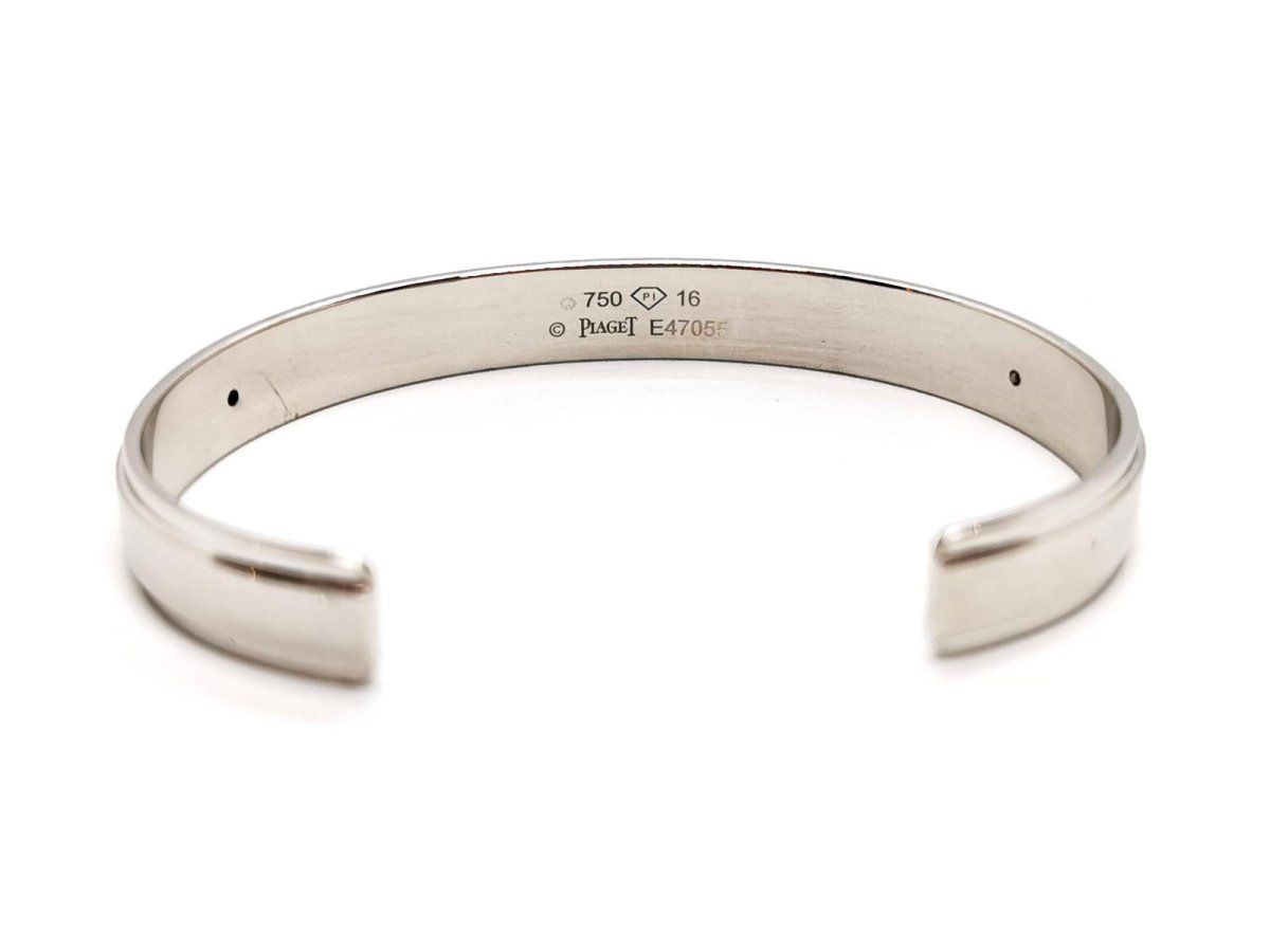 Bracelet Jonc PIAGET "Possession" en or blanc et en diamant - Castafiore