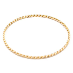 Bracelet Jonc torsadé en or jaune - Castafiore