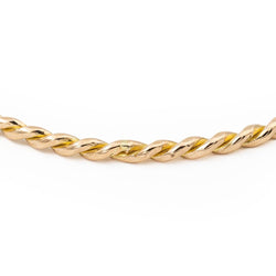 Bracelet Jonc torsadé en or jaune - Castafiore