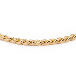 Bracelet Jonc torsadé en or jaune - Castafiore