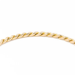 Bracelet Jonc torsadé en or jaune - Castafiore