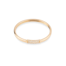 Bracelet Jonc VAN CLEEF & AREPLS en or jaune et diamants - Castafiore