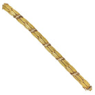 Bracelet Lalaounis "Epis" en or jaune et diamants - Castafiore